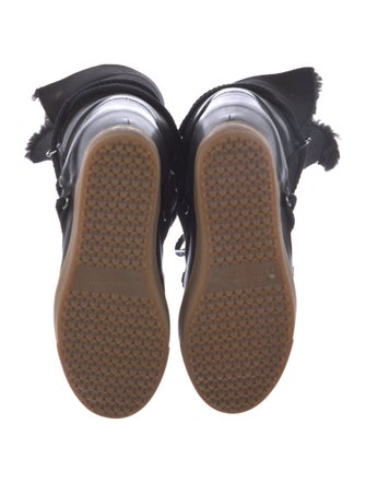 Isabel Marant Leather Lace-Up Boots