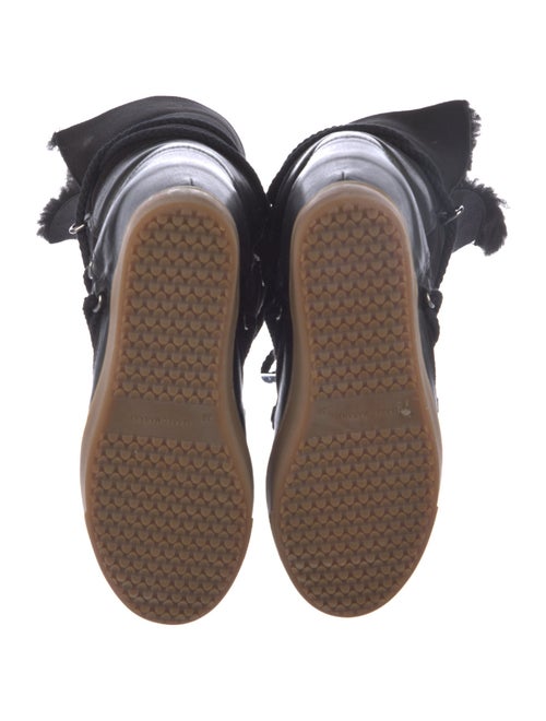 Isabel Marant Leather Lace-Up Boots