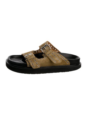 Isabel Marant Suede Slides