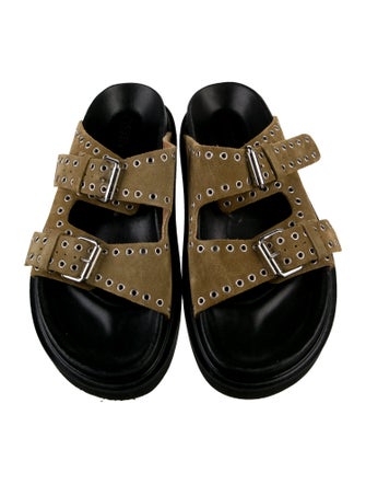Isabel Marant Suede Slides