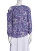 Isabel Marant Silk Paisley Print Blouse
