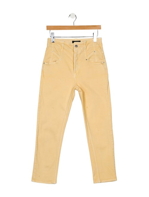 Isabel Marant High-Rise Straight Leg Jeans