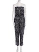 Isabel Marant Printed Strapless Jumpsuit