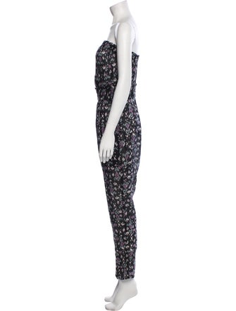 Isabel Marant Printed Strapless Jumpsuit