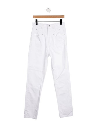 Isabel Marant High-Rise Straight Leg Jeans