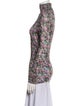 Isabel Marant Floral Print Turtleneck Top