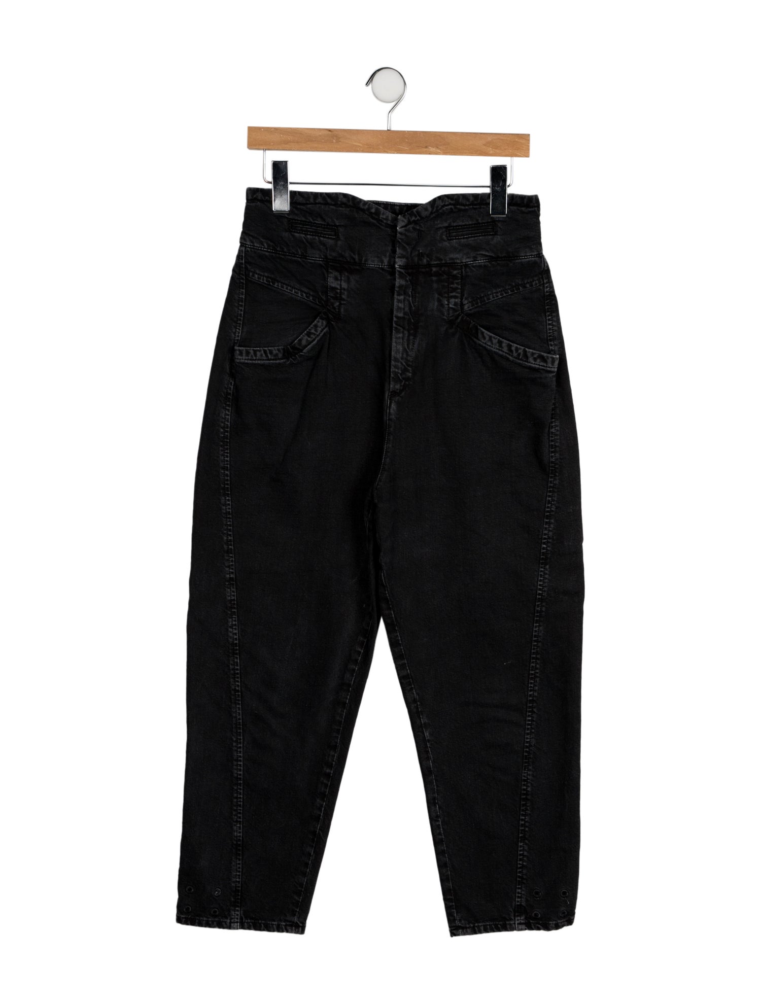 Isabel Marant High-Rise Straight Leg Jeans