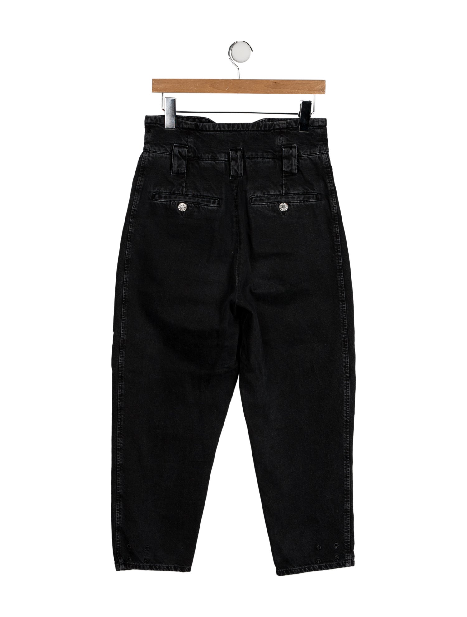 Isabel Marant High-Rise Straight Leg Jeans