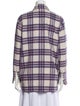 Isabel Marant Virgin Wool Plaid Print Jacket