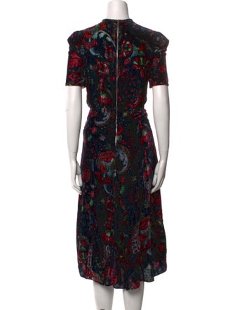Isabel Marant Floral Print Midi Length Dress