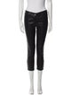 Isabel Marant Leather Straight Leg Pants