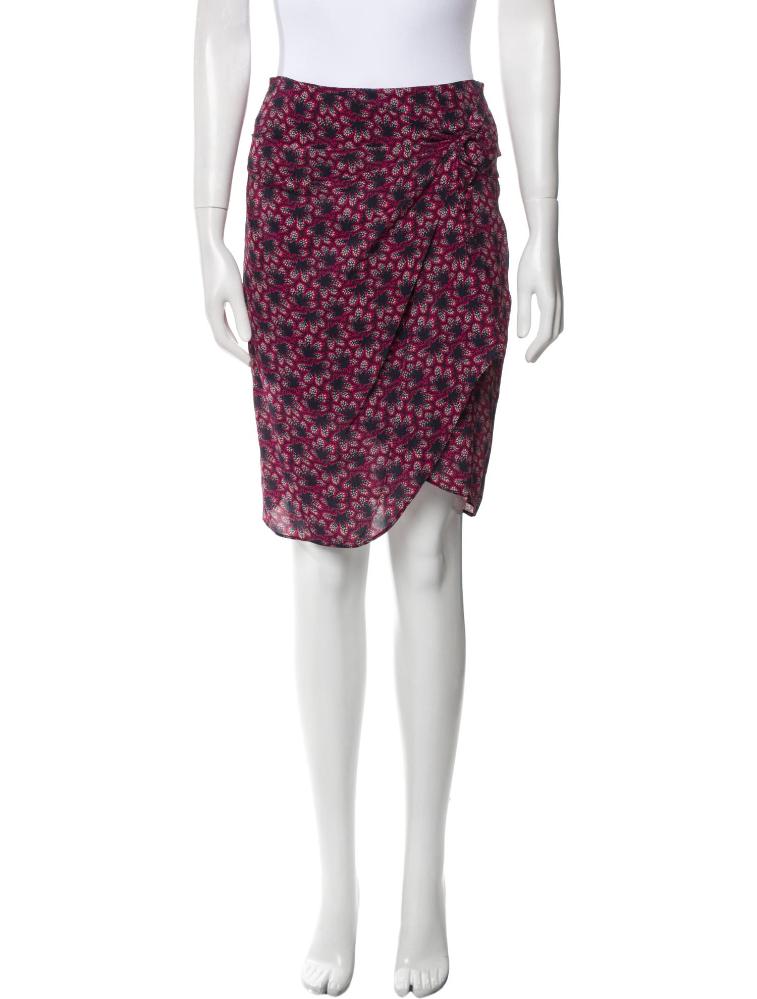 Isabel Marant Silk Knee-Length Skirt