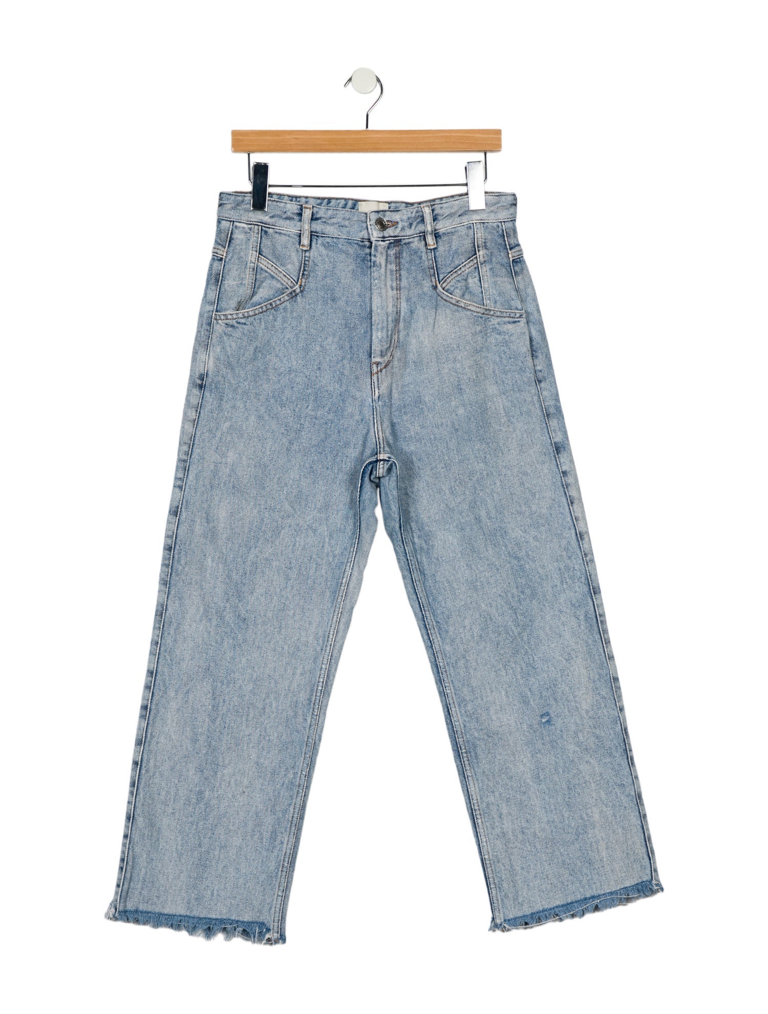 Isabel Marant High-Rise Straight Leg Jeans