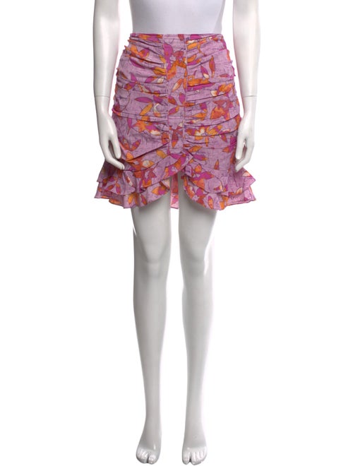 Isabel Marant Floral Print Mini Skirt