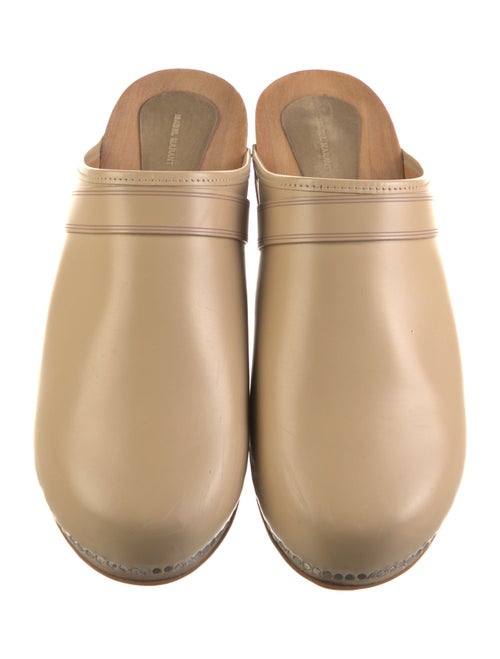 Isabel Marant Leather Studded Accents Mules