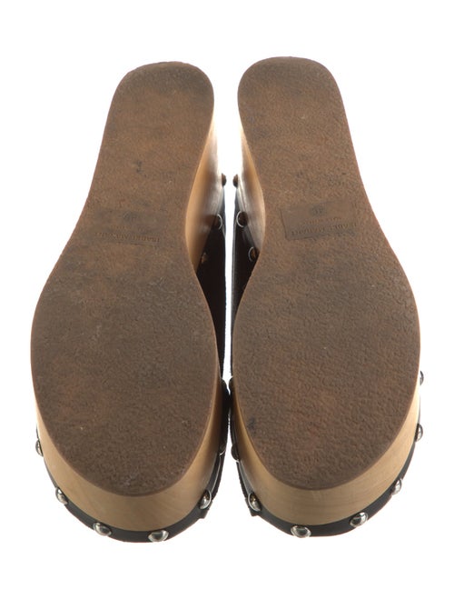 Isabel Marant Suede Studded Accents Slides