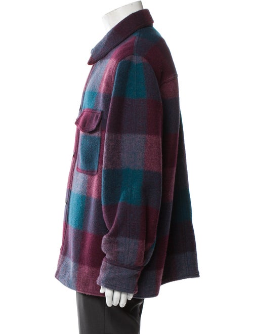 Isabel Marant Plaid Print Denim Jacket