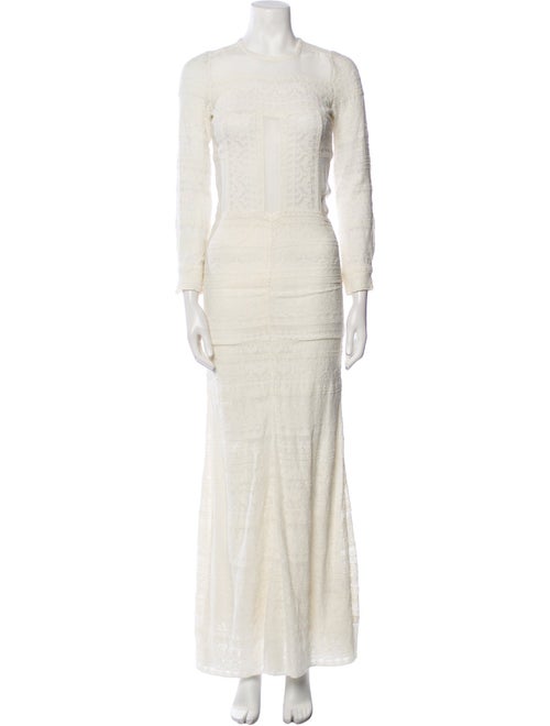 Isabel Marant Crew Neck Long Dress