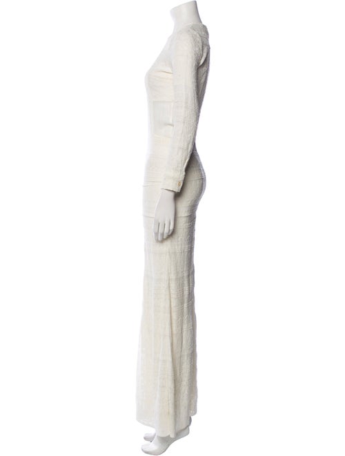 Isabel Marant Crew Neck Long Dress