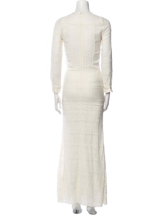 Isabel Marant Crew Neck Long Dress