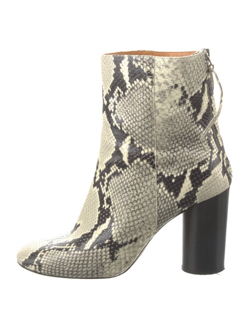 Isabel Marant Leather Animal Print Boots