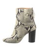Isabel Marant Leather Animal Print Boots