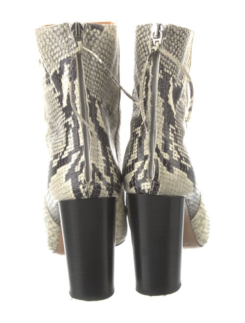Isabel Marant Leather Animal Print Boots