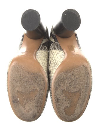 Isabel Marant Leather Animal Print Boots