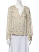 Isabel Marant Silk Floral Print Blouse