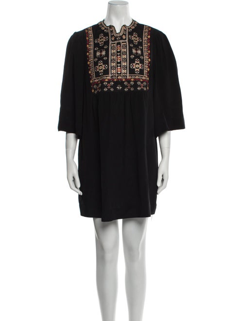 Isabel Marant Crew Neck Mini Dress