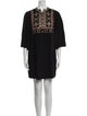 Isabel Marant Crew Neck Mini Dress