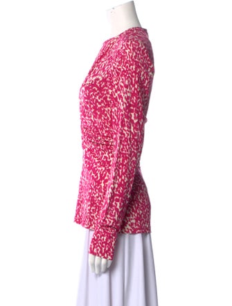 Isabel Marant Printed Crew Neck Blouse