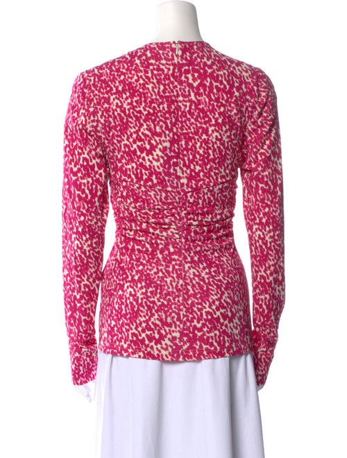 Isabel Marant Printed Crew Neck Blouse