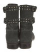 Isabel Marant Suede Studded Accents Combat Boots