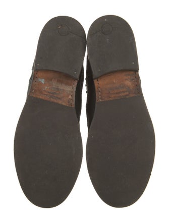 Isabel Marant Suede Studded Accents Combat Boots