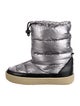 Isabel Marant Nylon Colorblock Pattern Lace-Up Boots