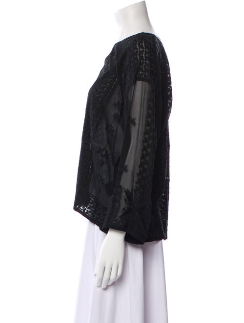 Isabel Marant Silk Lace Pattern Blouse