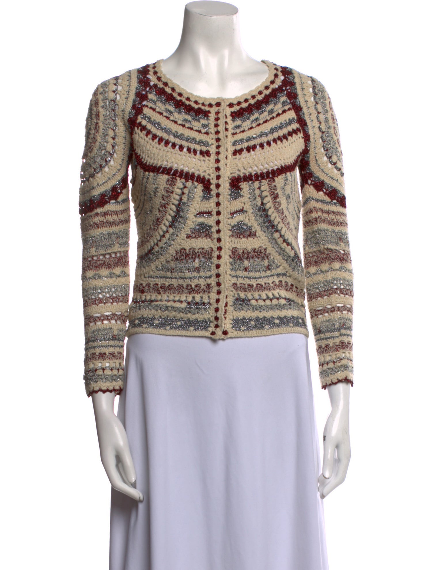 Isabel Marant Striped Scoop Neck Sweater