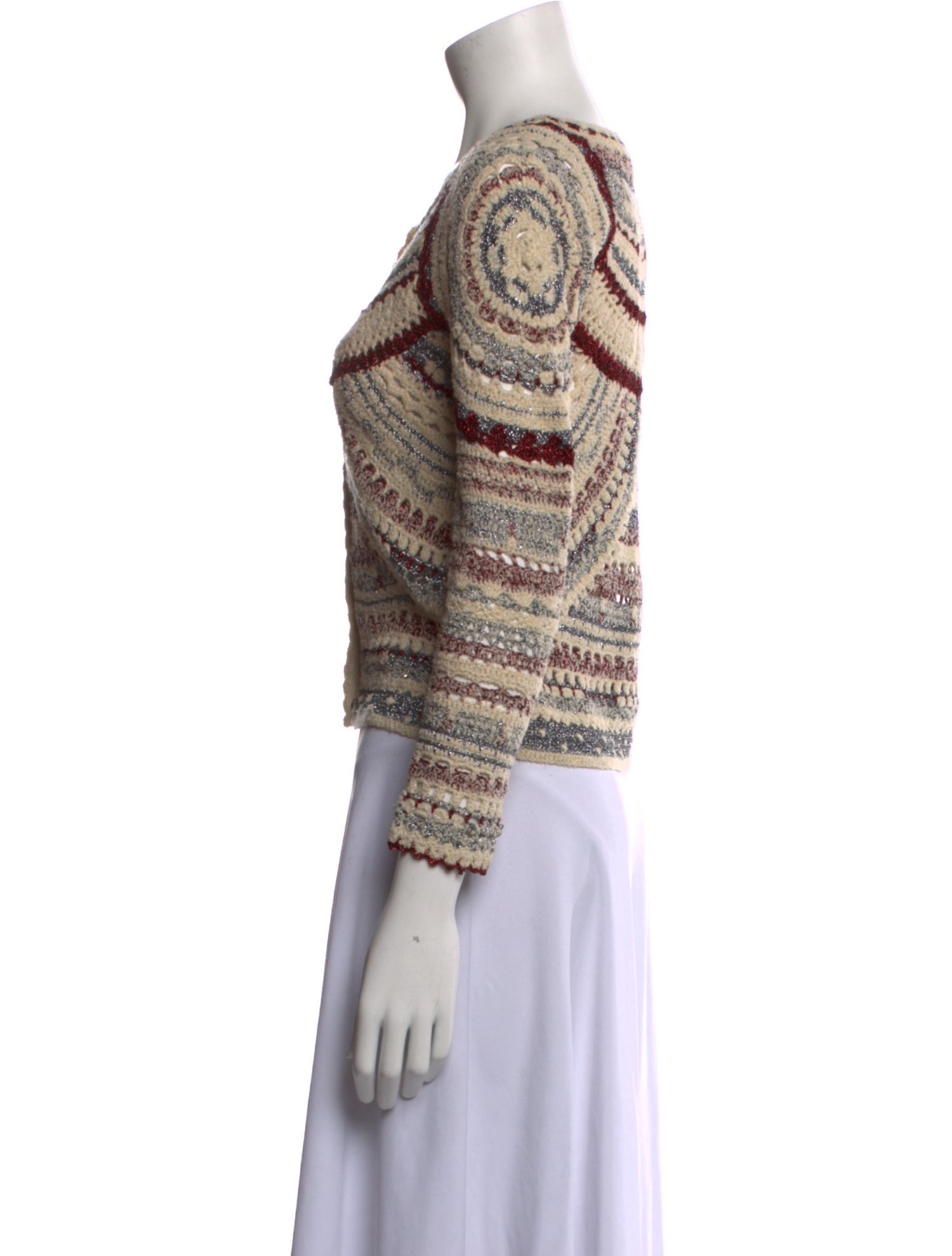 Isabel Marant Striped Scoop Neck Sweater