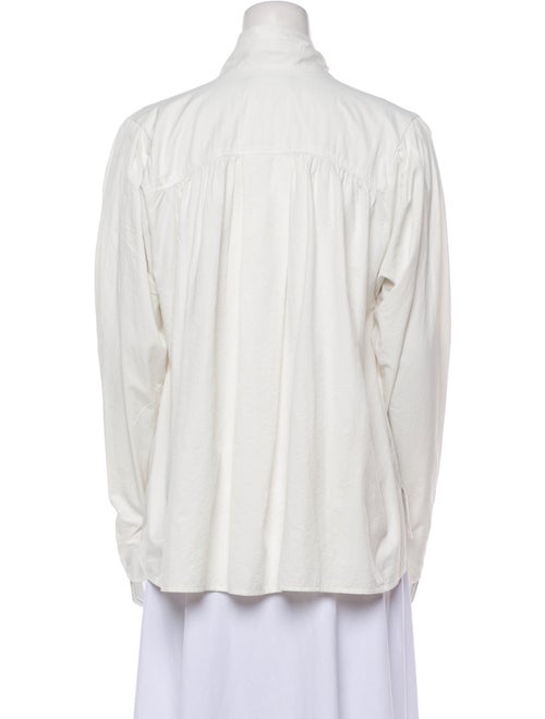 Isabel Marant Tie Neck Long Sleeve Blouse