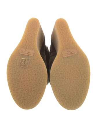 Isabel Marant Suede Leather Trim Embellishment Boots