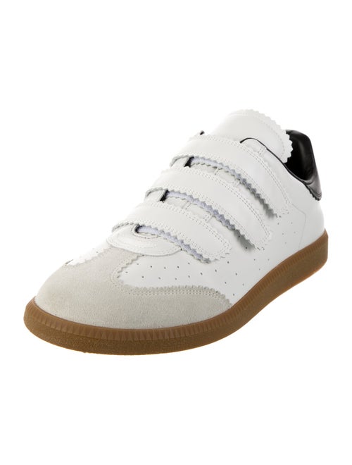 Isabel Marant Leather Leather Trim Embellishment Sneakers
