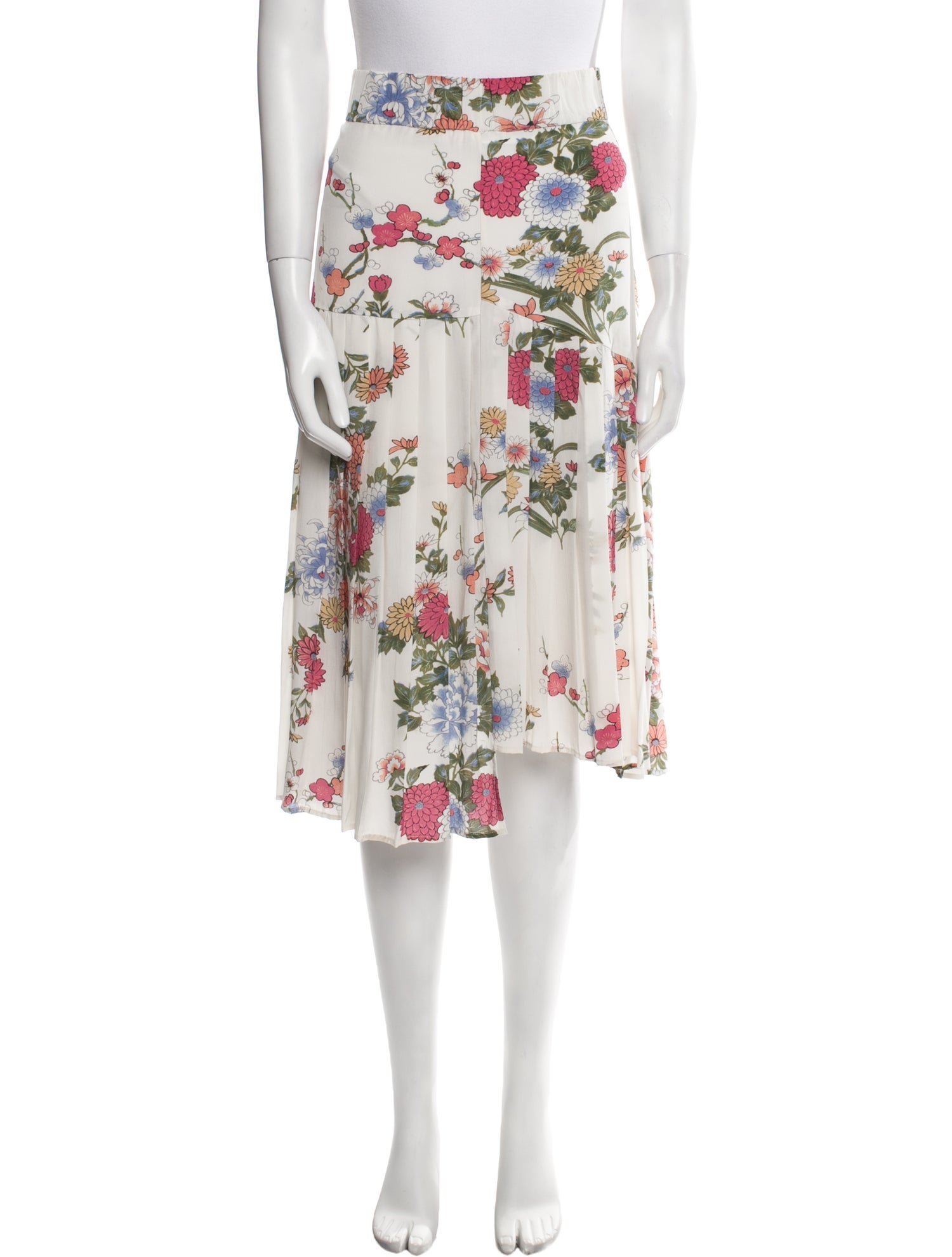 Isabel Marant Silk Knee-Length Skirt