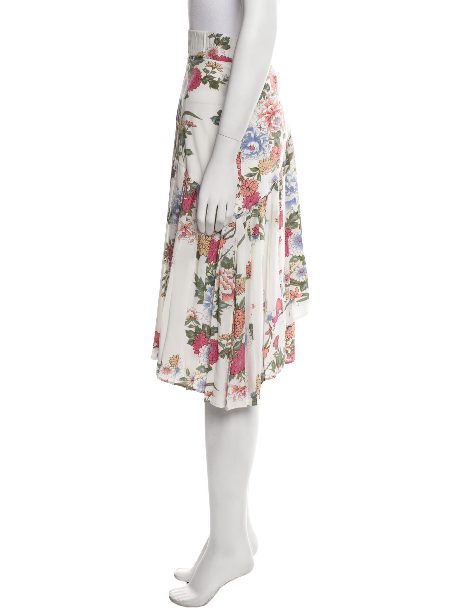 Isabel Marant Silk Knee-Length Skirt