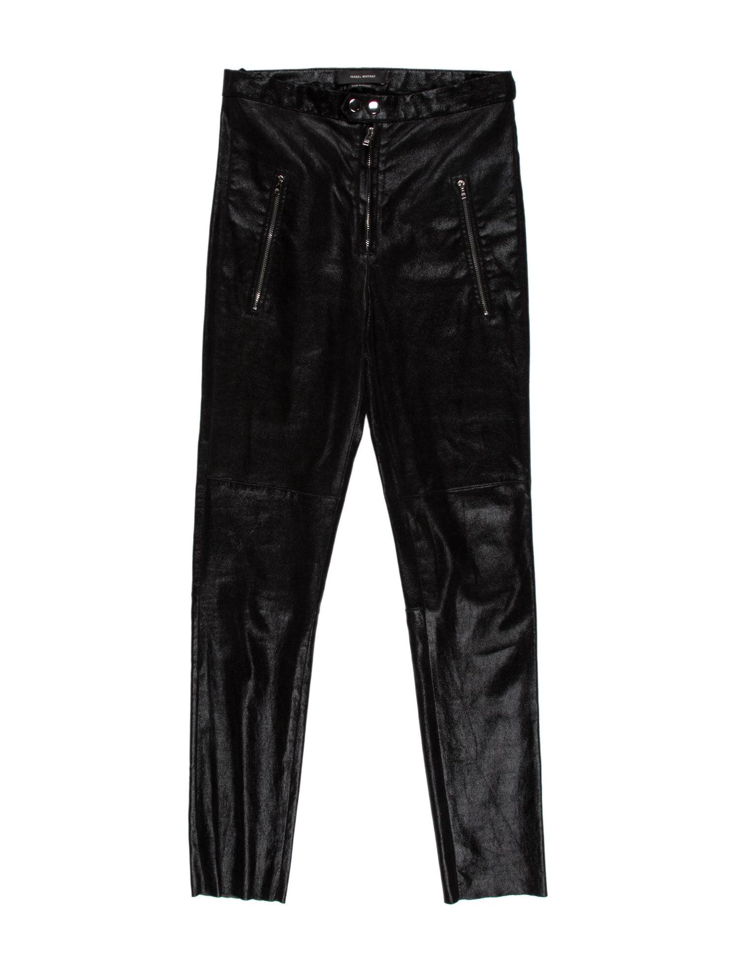 Isabel Marant Leather Skinny Leg Pants