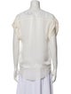 Isabel Marant Bateau Neckline Short Sleeve Blouse