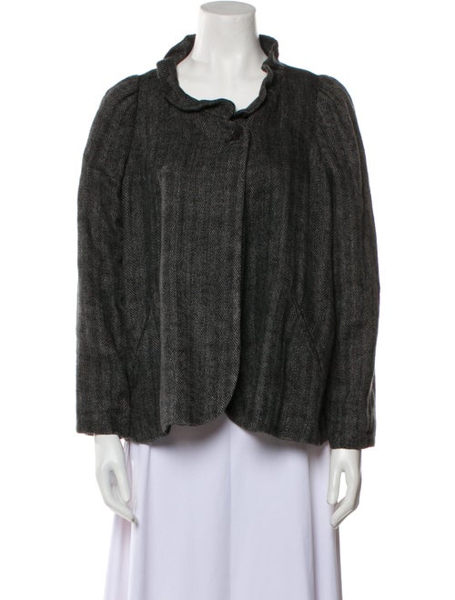Isabel Marant Linen Tweed Pattern Evening Jacket