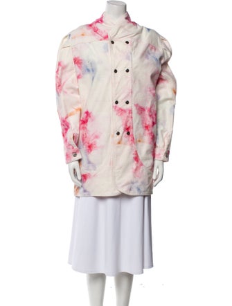 Isabel Marant Tie-Dye Print Coat