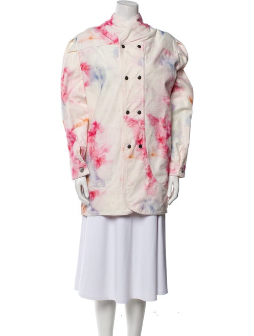Isabel Marant Tie-Dye Print Coat