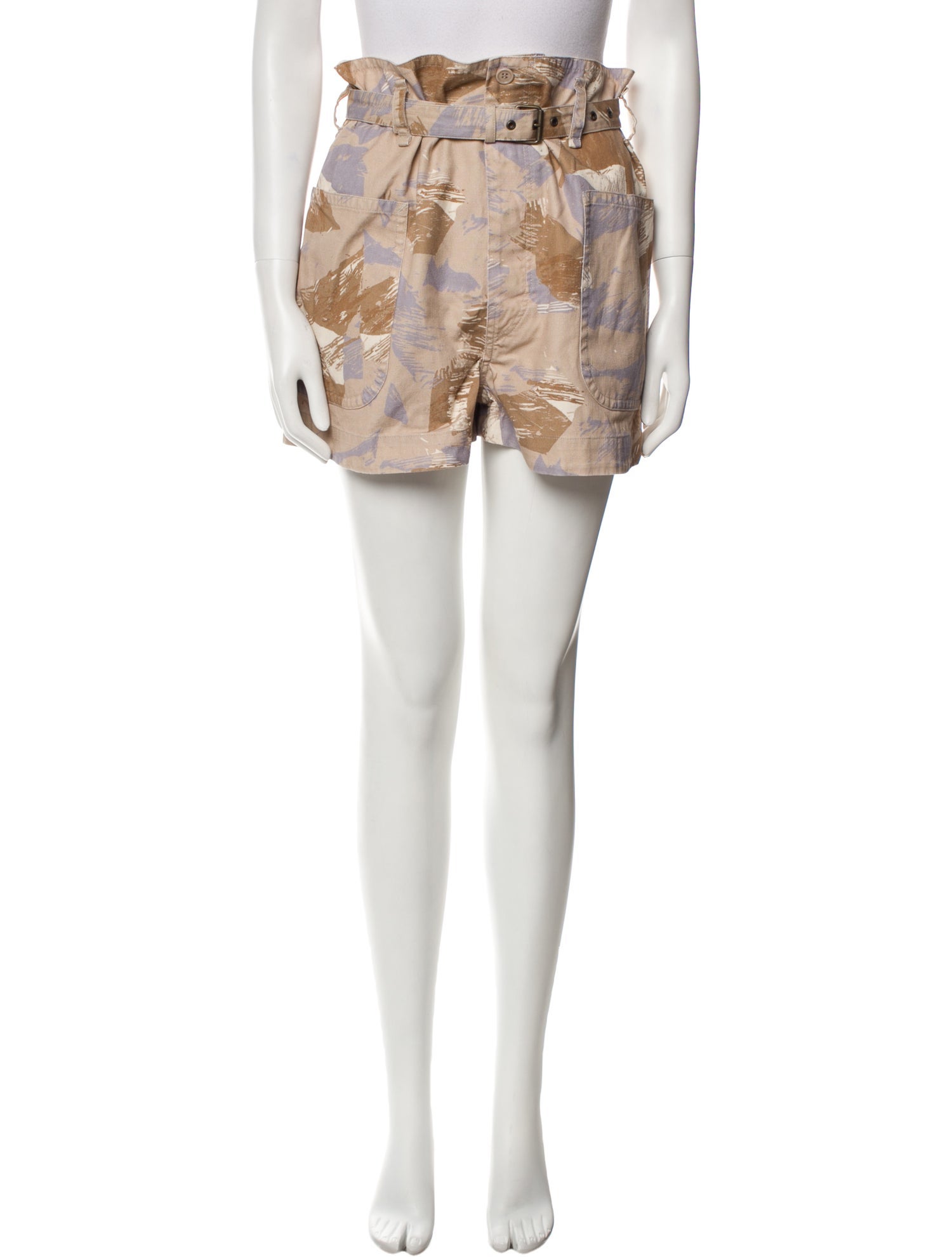 Isabel Marant Printed Mini Shorts